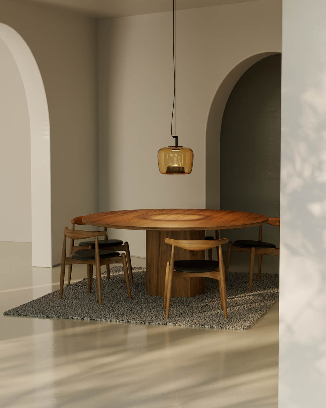 Doppelte Pendelleuchte