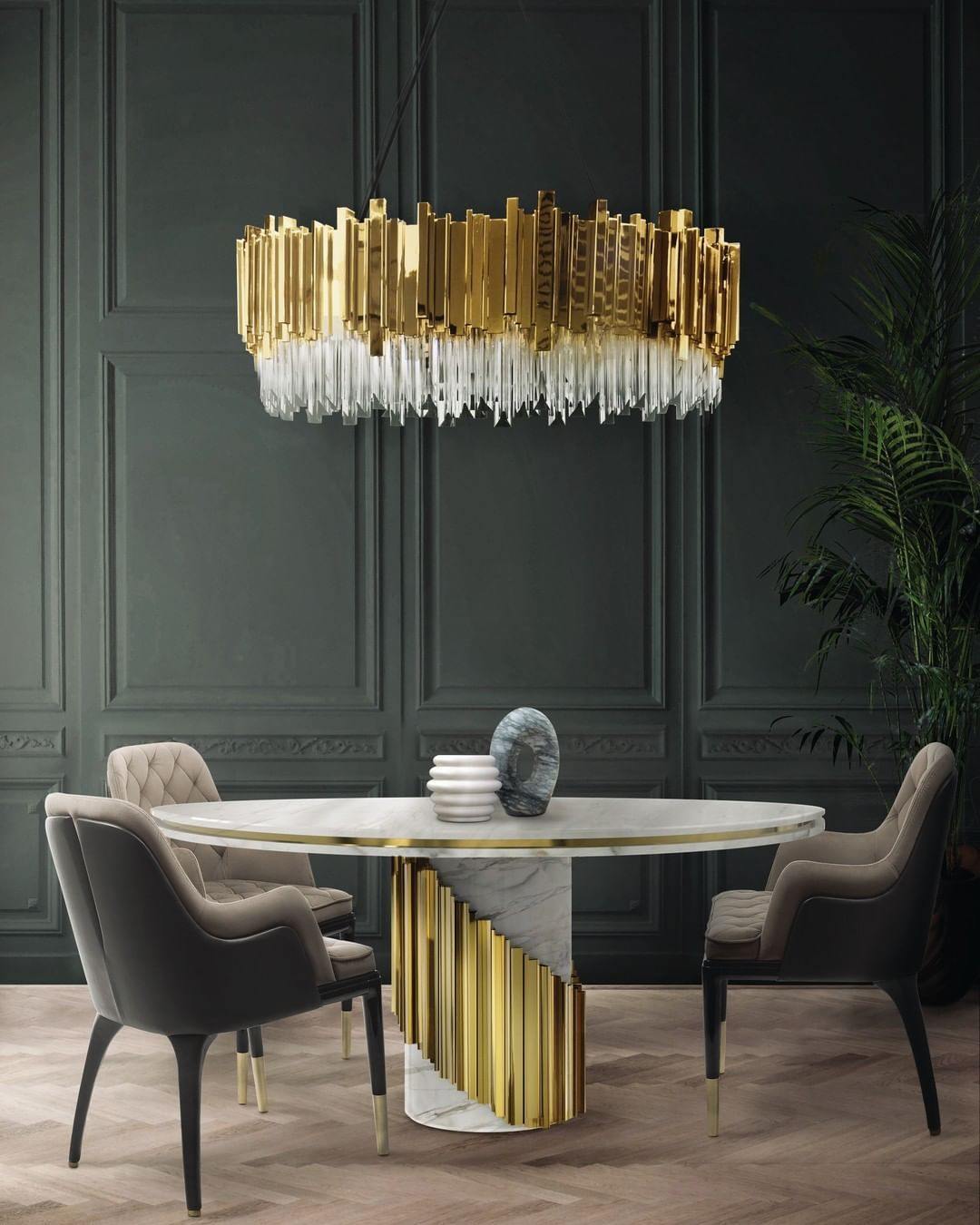 Empire chandelier
