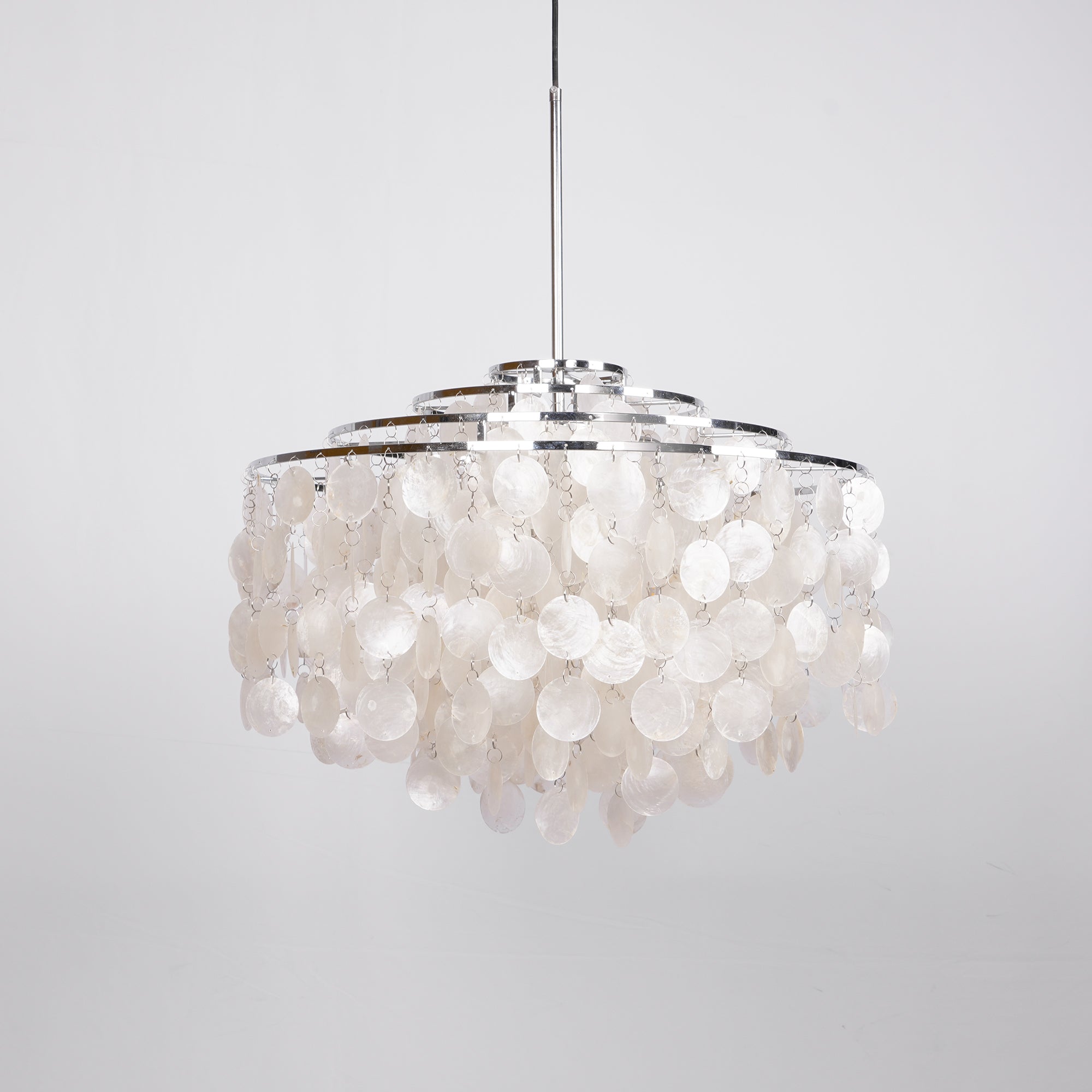 Candelabro de concha redonda