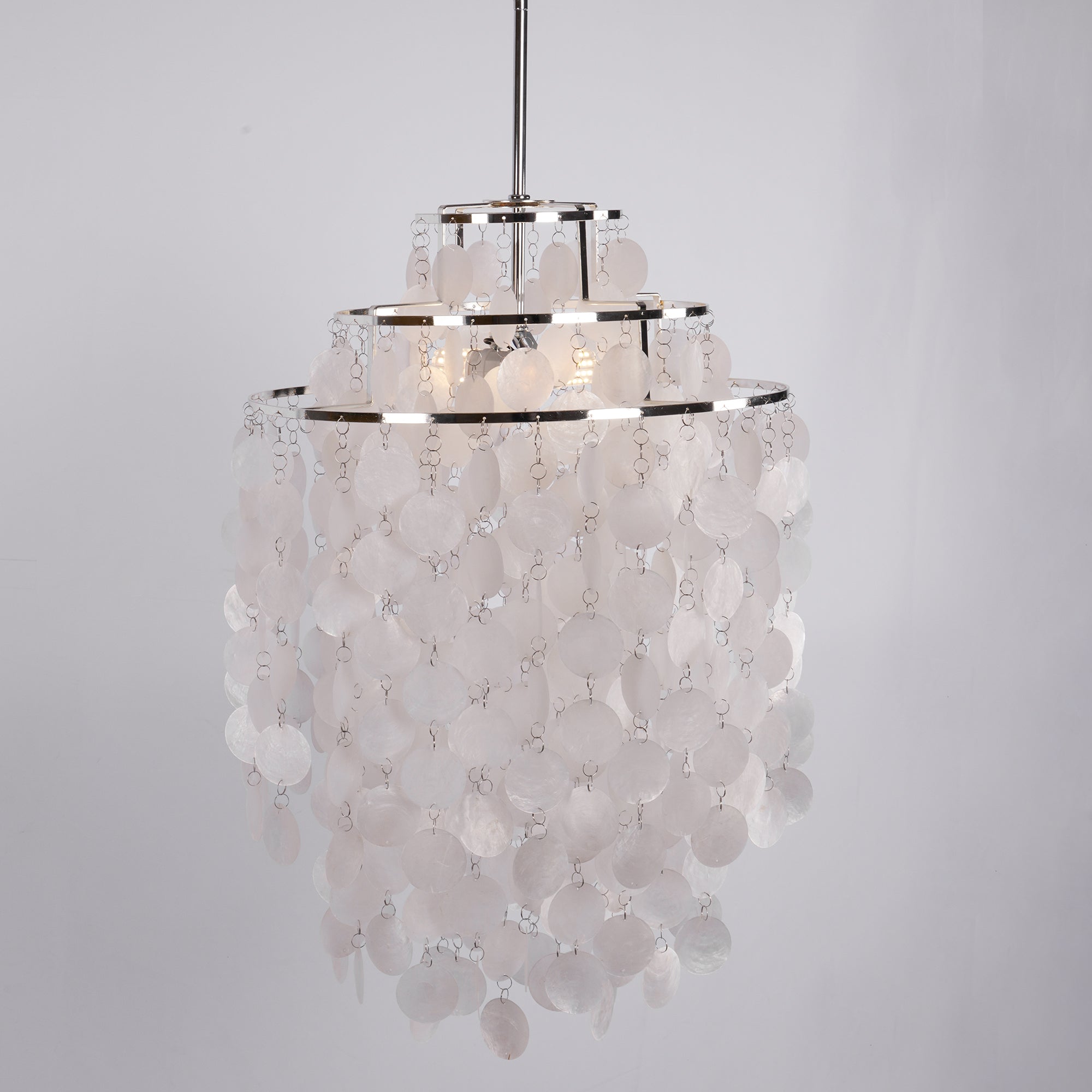 Candelabro de concha redonda