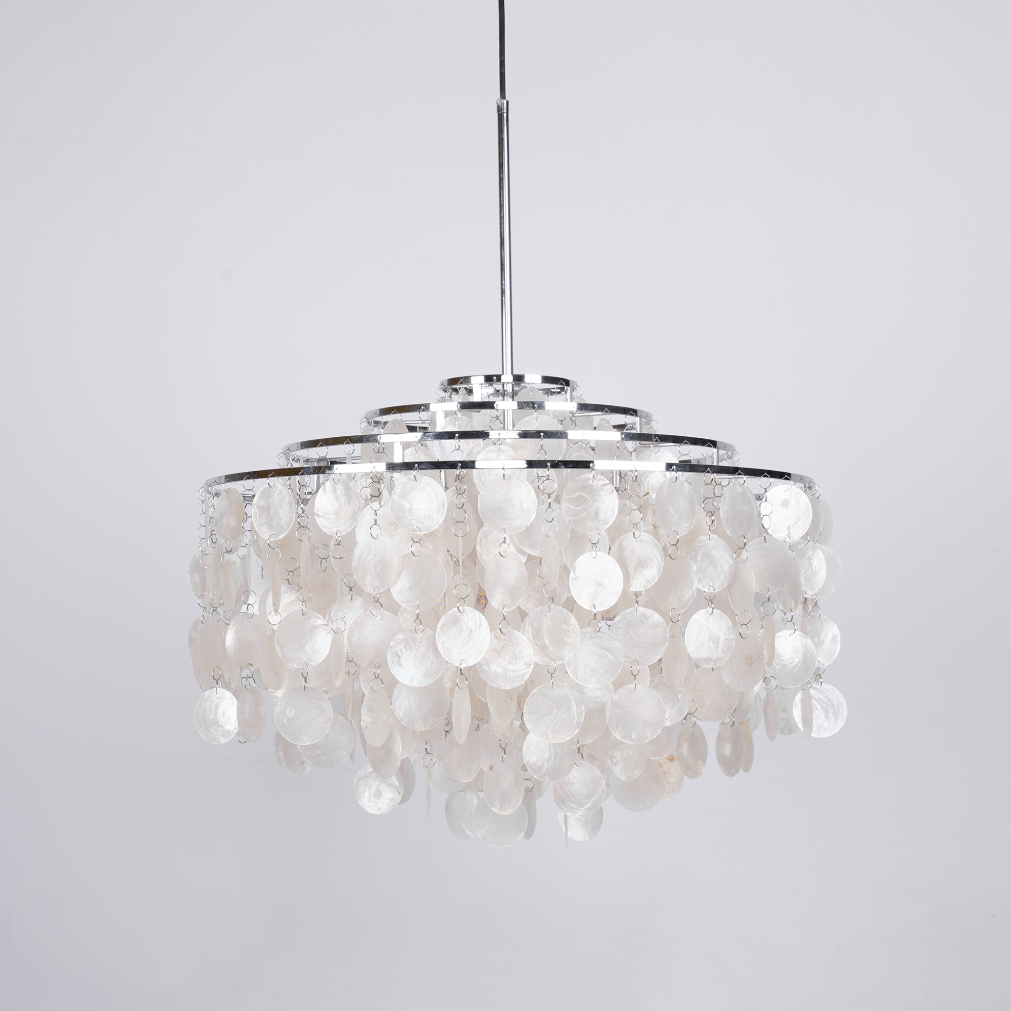 Candelabro de concha redonda