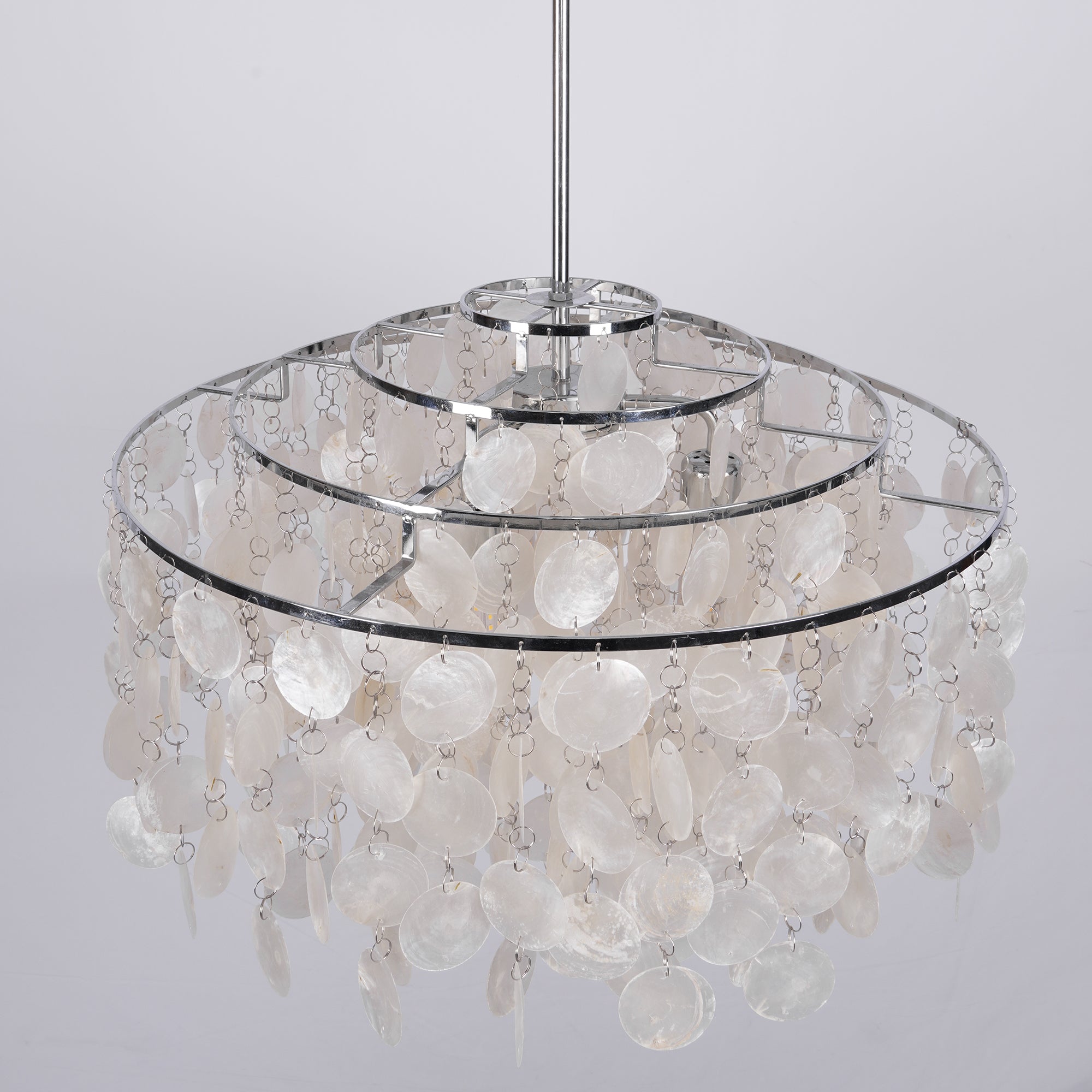 Candelabro de concha redonda