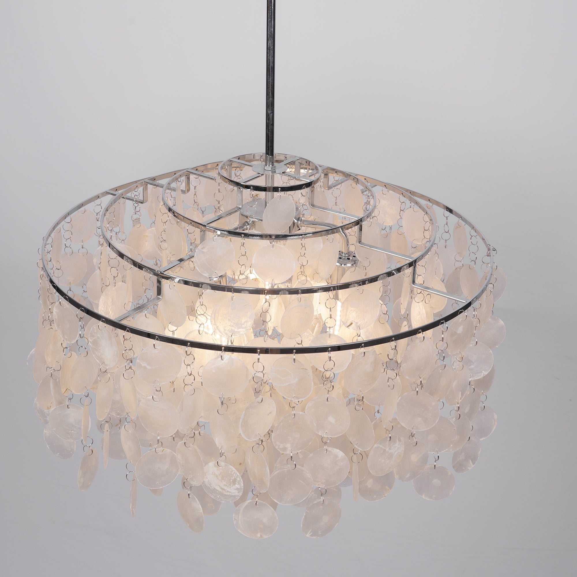Candelabro de concha redonda