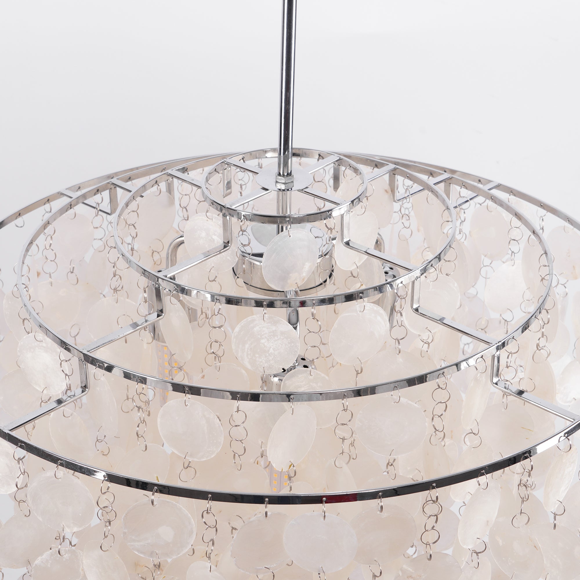 Candelabro de concha redonda