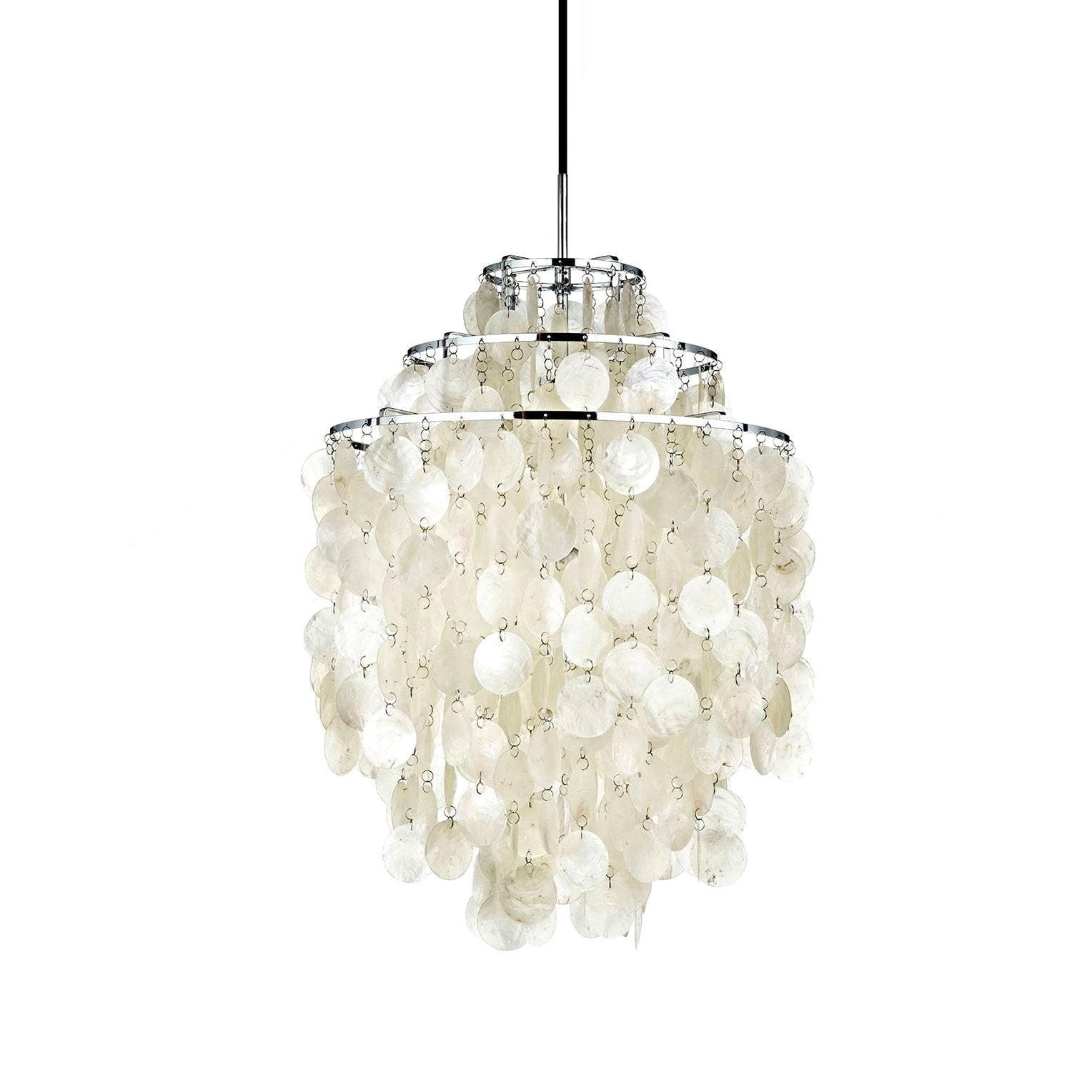 Candelabro de concha redonda