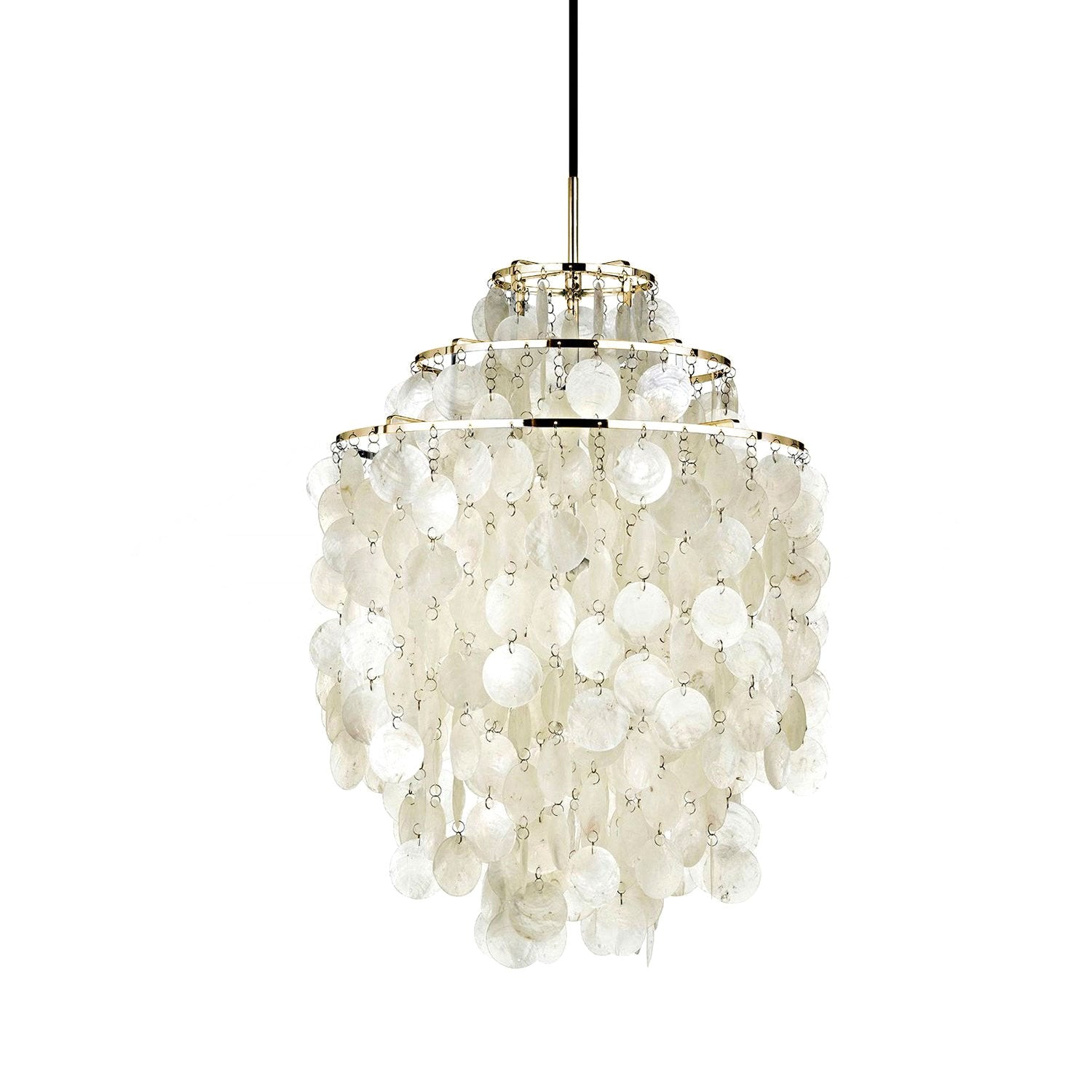 Candelabro de concha redonda