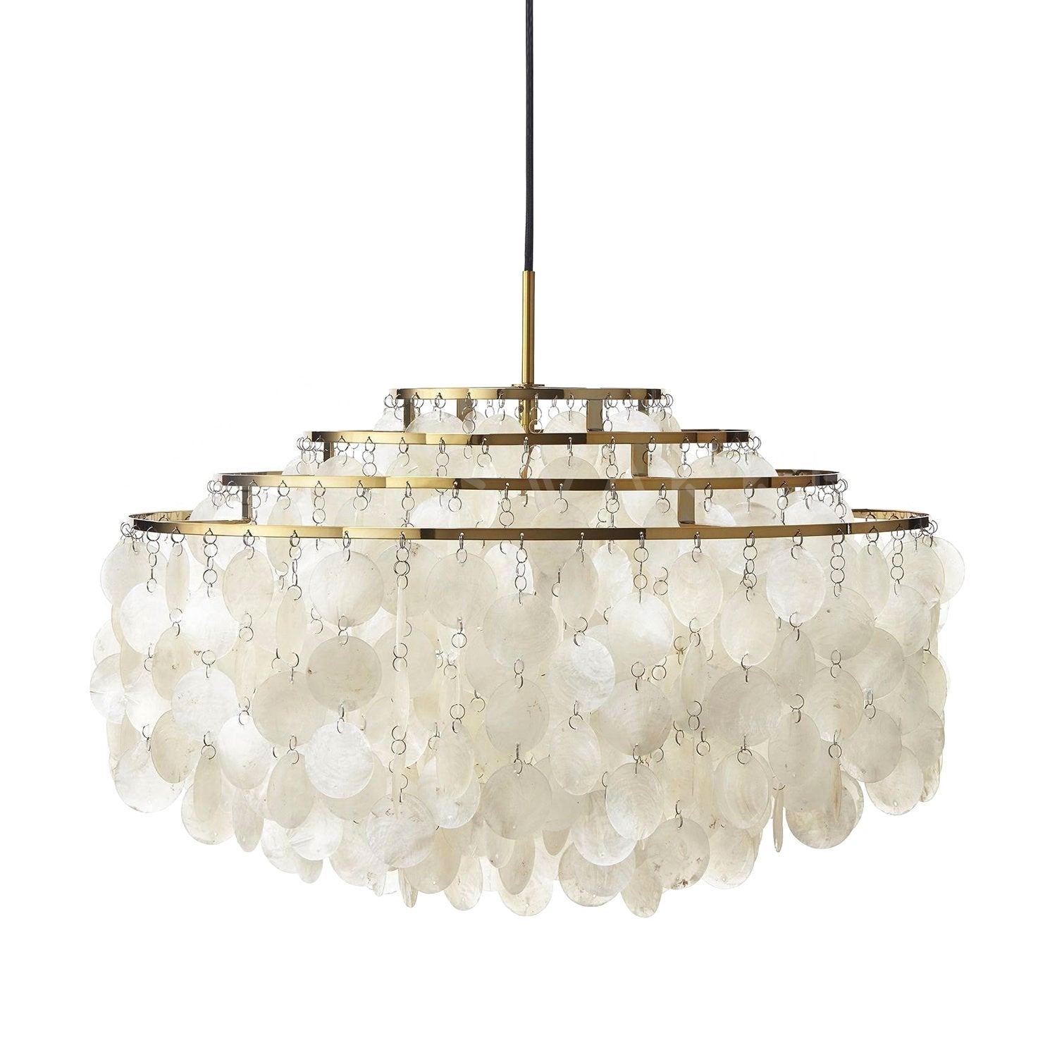 Candelabro de concha redonda