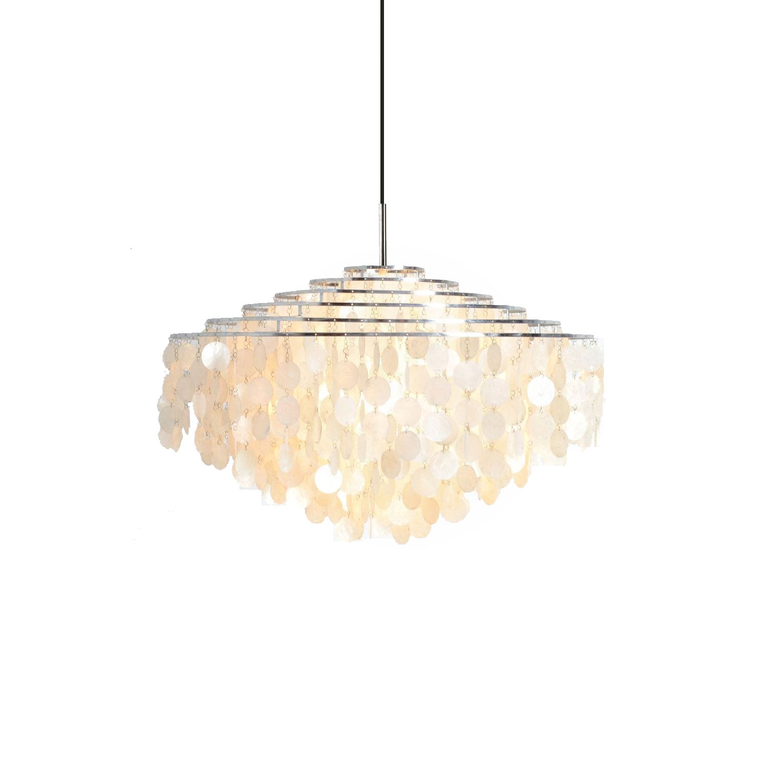 Candelabro de concha redonda