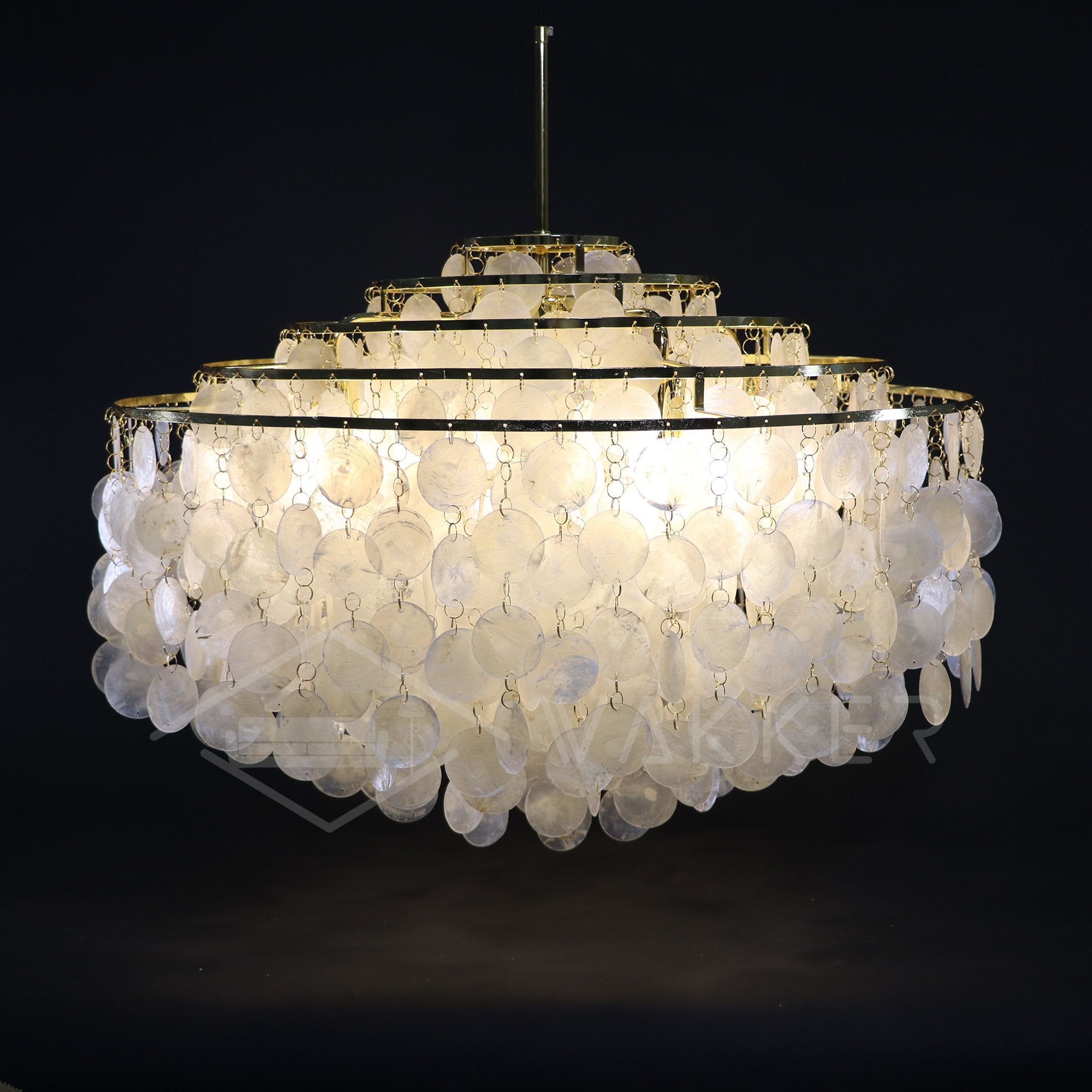 Candelabro de concha redonda