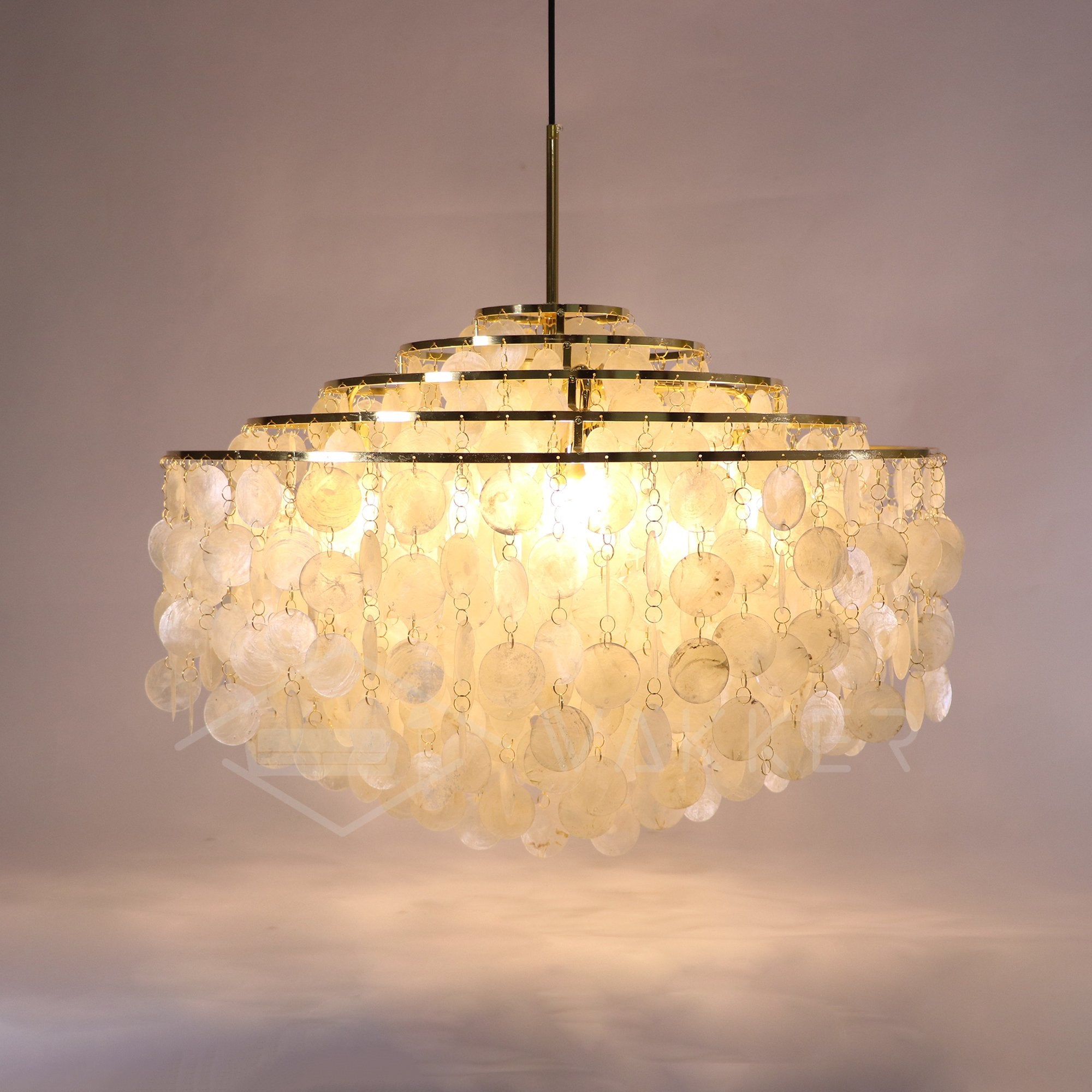 Candelabro de concha redonda