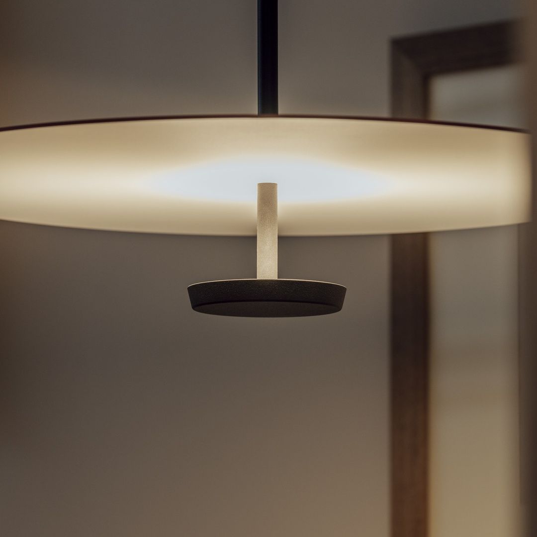 Lampe à suspension plate
