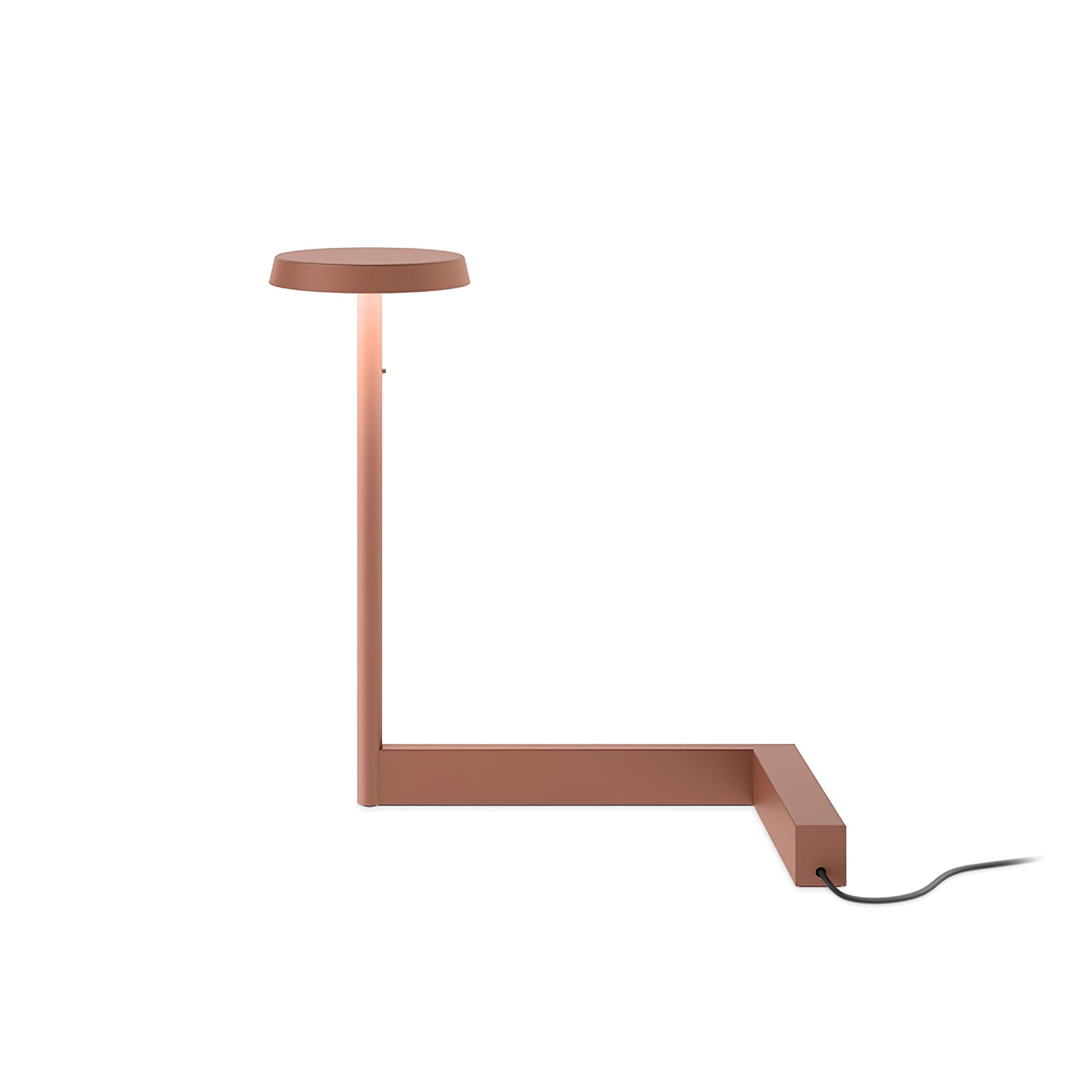 Lámpara de mesa plana