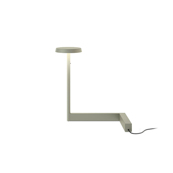 Lámpara de mesa plana