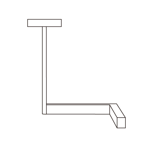 Lámpara de mesa plana
