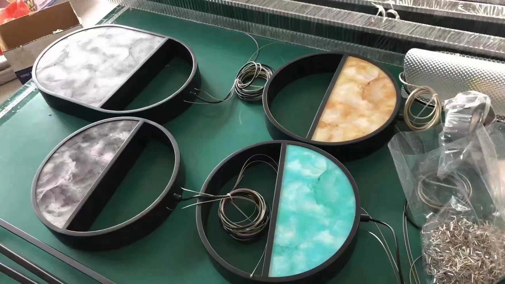 Geometrische Pendelleuchte