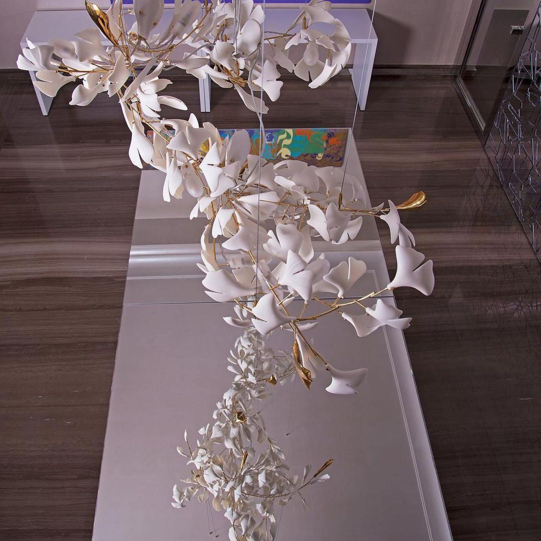 Gingko-Kronleuchter A