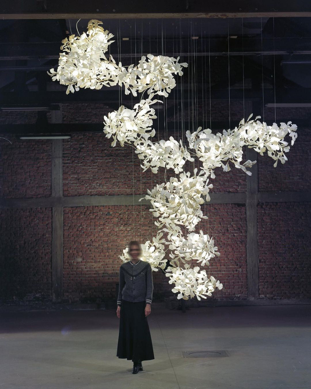 Gingko-Kronleuchter A