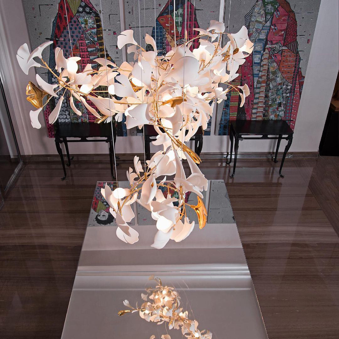 Gingko-Kronleuchter A