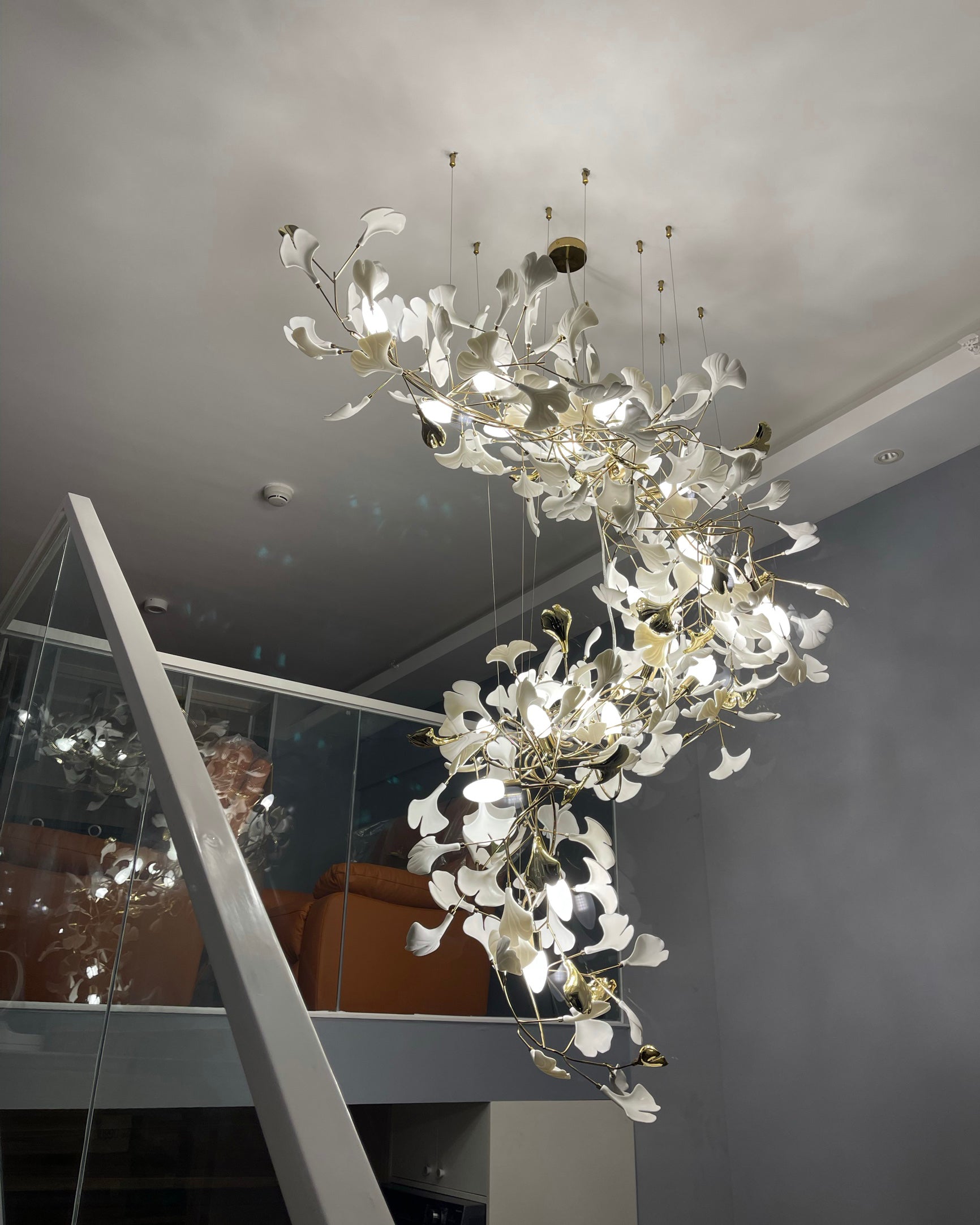 Gingko-Kronleuchter A