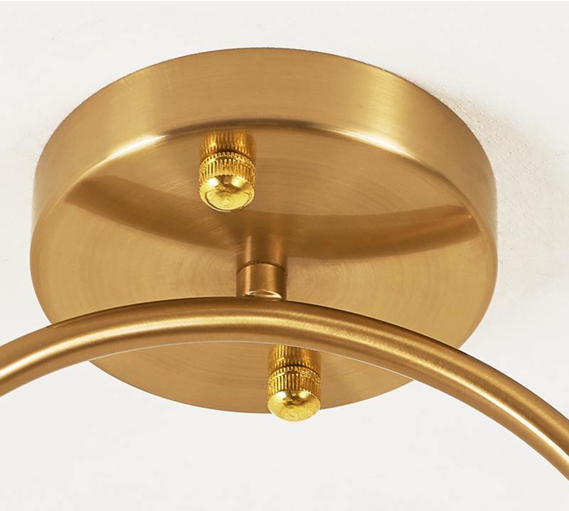 Glass ball pendant lamp