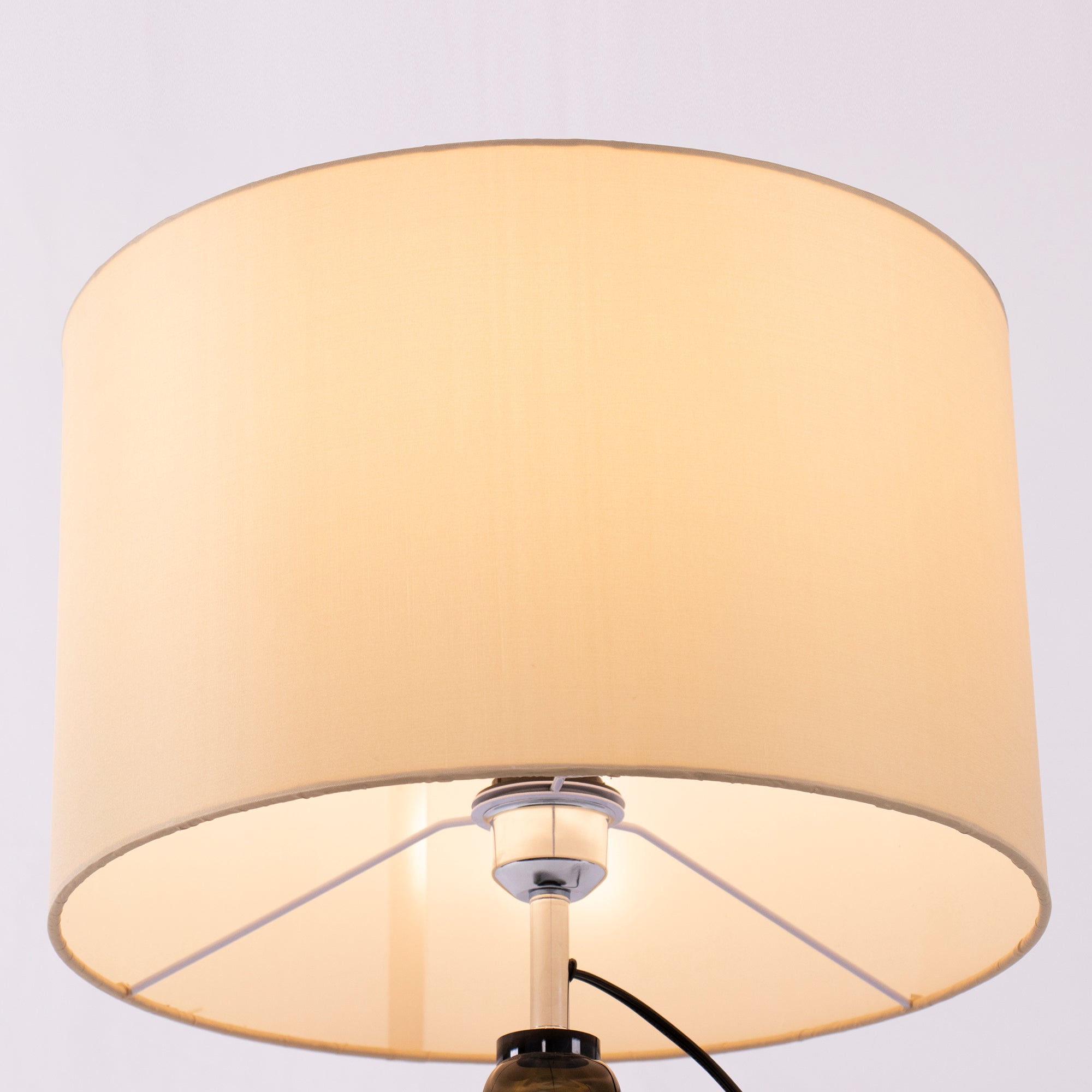 Lámpara de mesa de cristal esmaltado