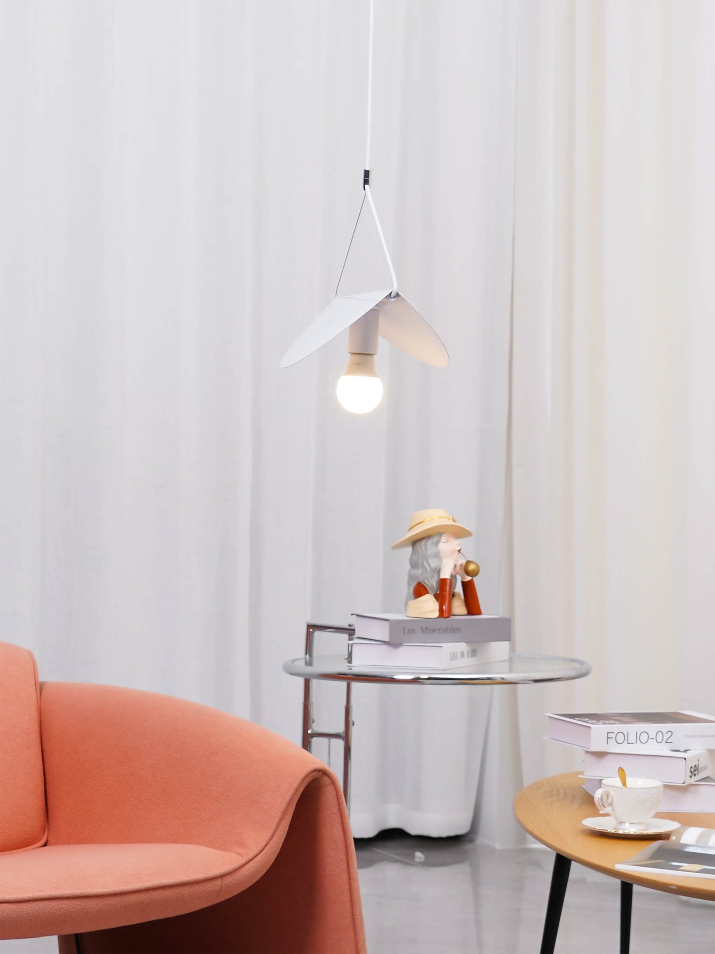 Lampe suspendue planeur