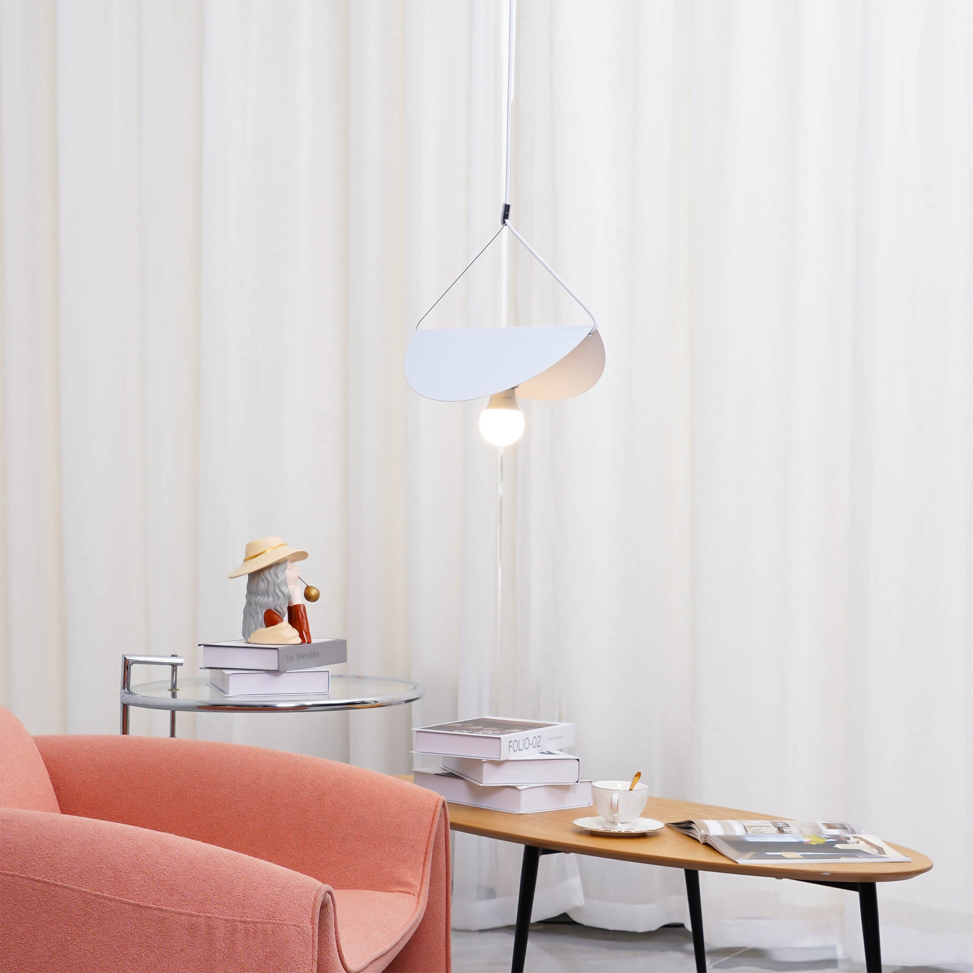Lampe suspendue planeur