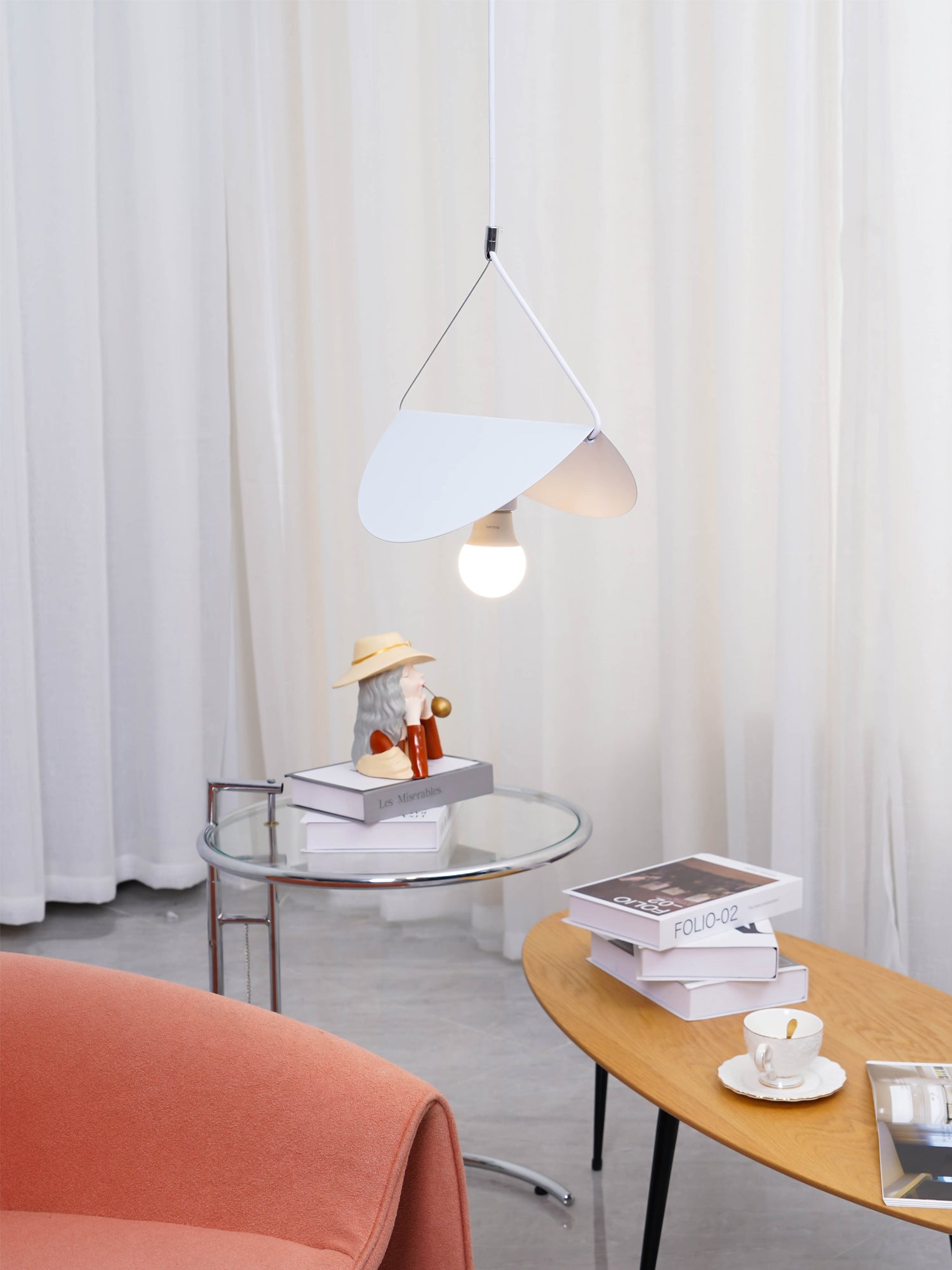 Lampe suspendue planeur