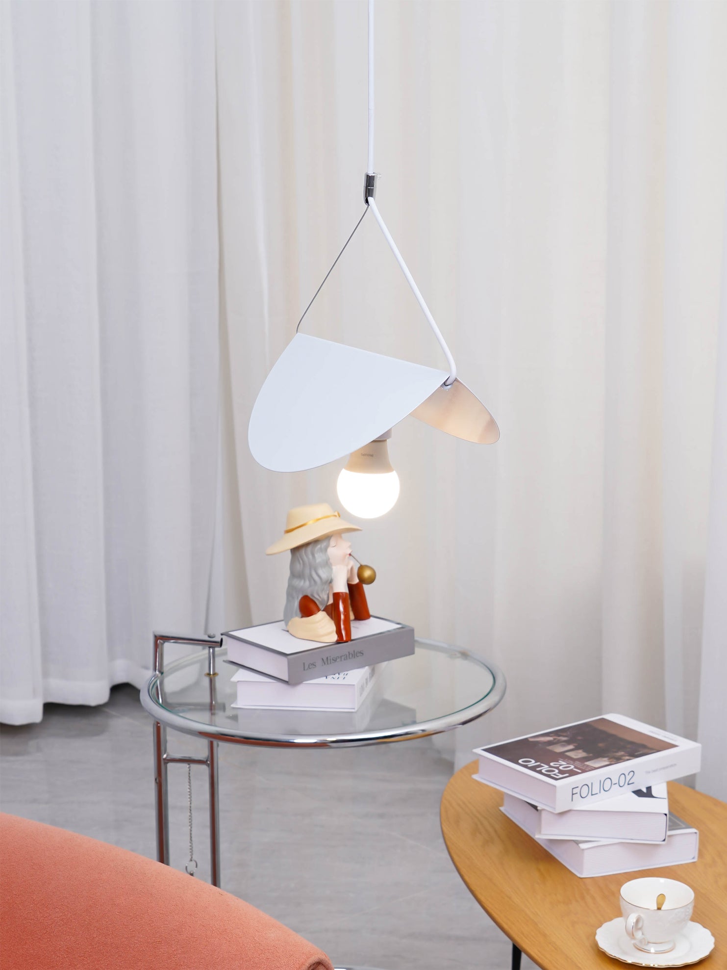 Lampe suspendue planeur