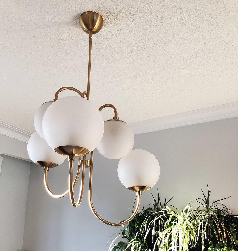 Gooseneck Chandelier Light