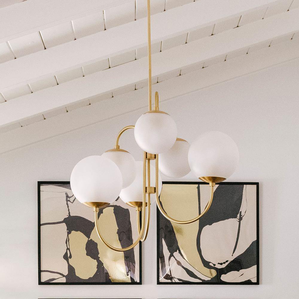 Gooseneck Chandelier Light