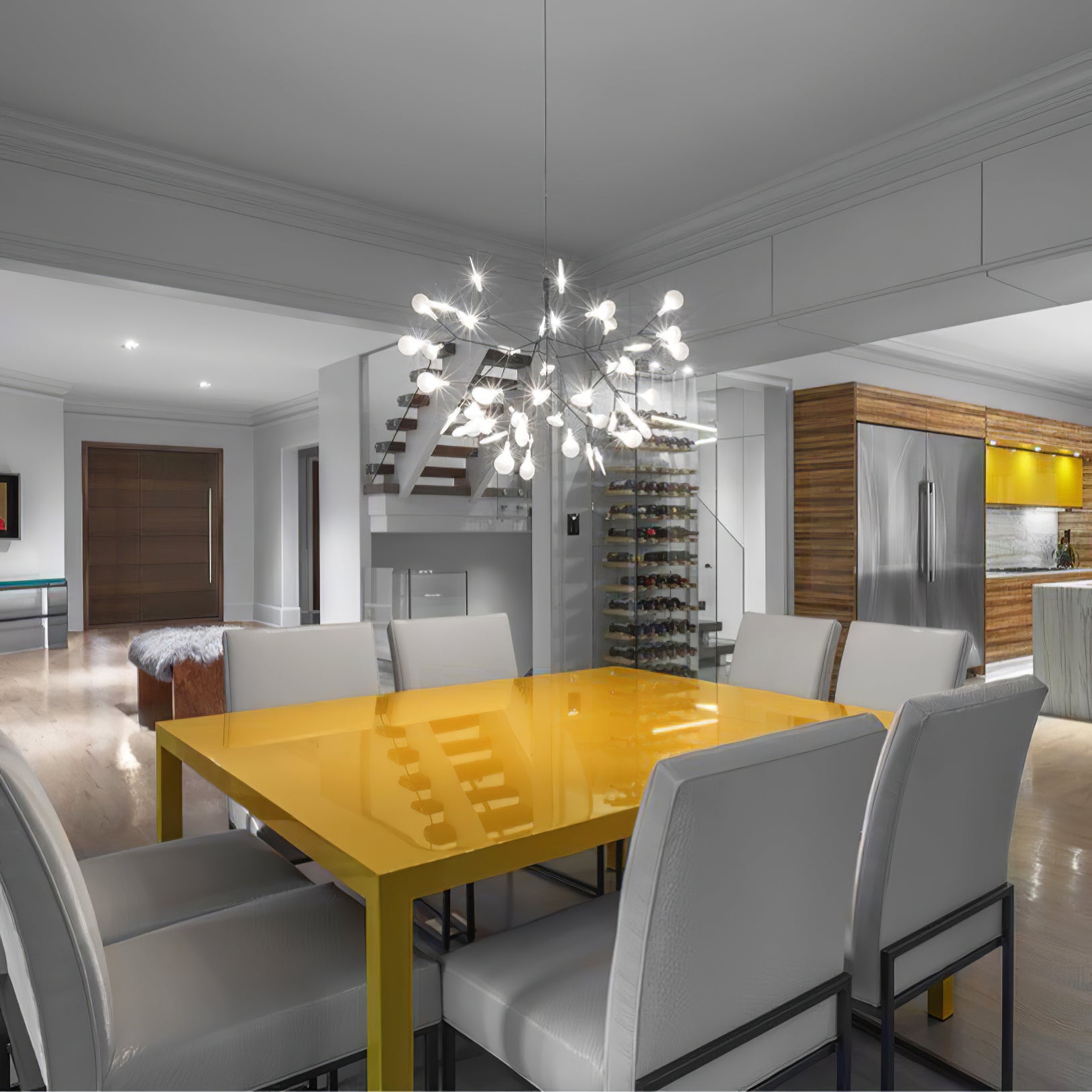 Candelabros negros Heracleum