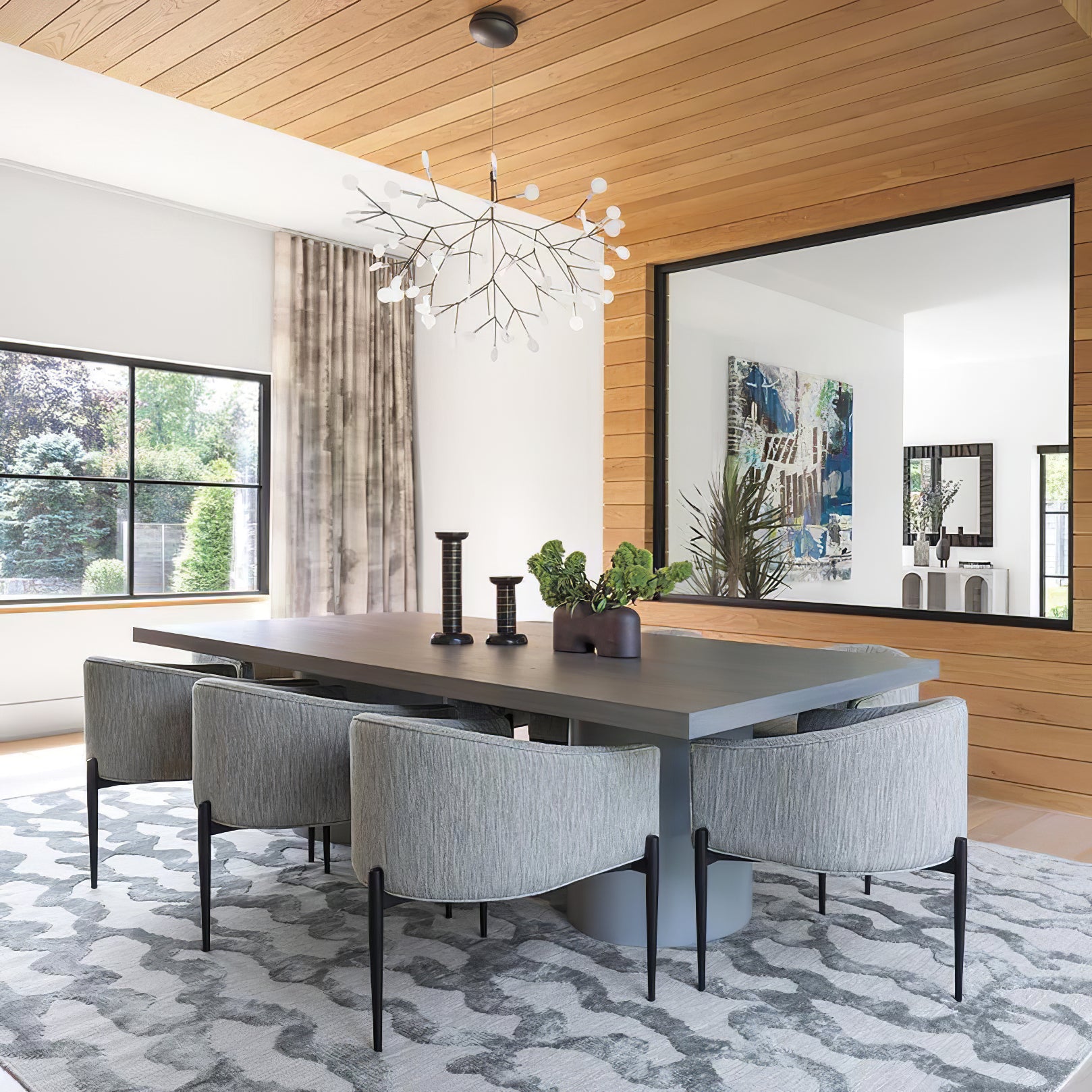 Candelabros negros Heracleum