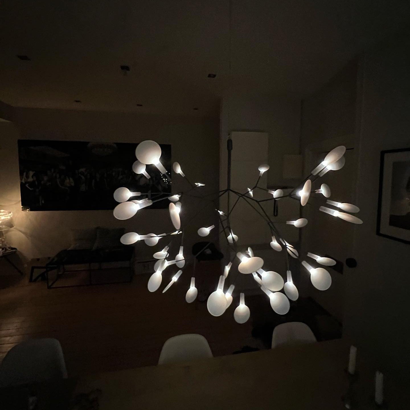 Candelabros negros Heracleum