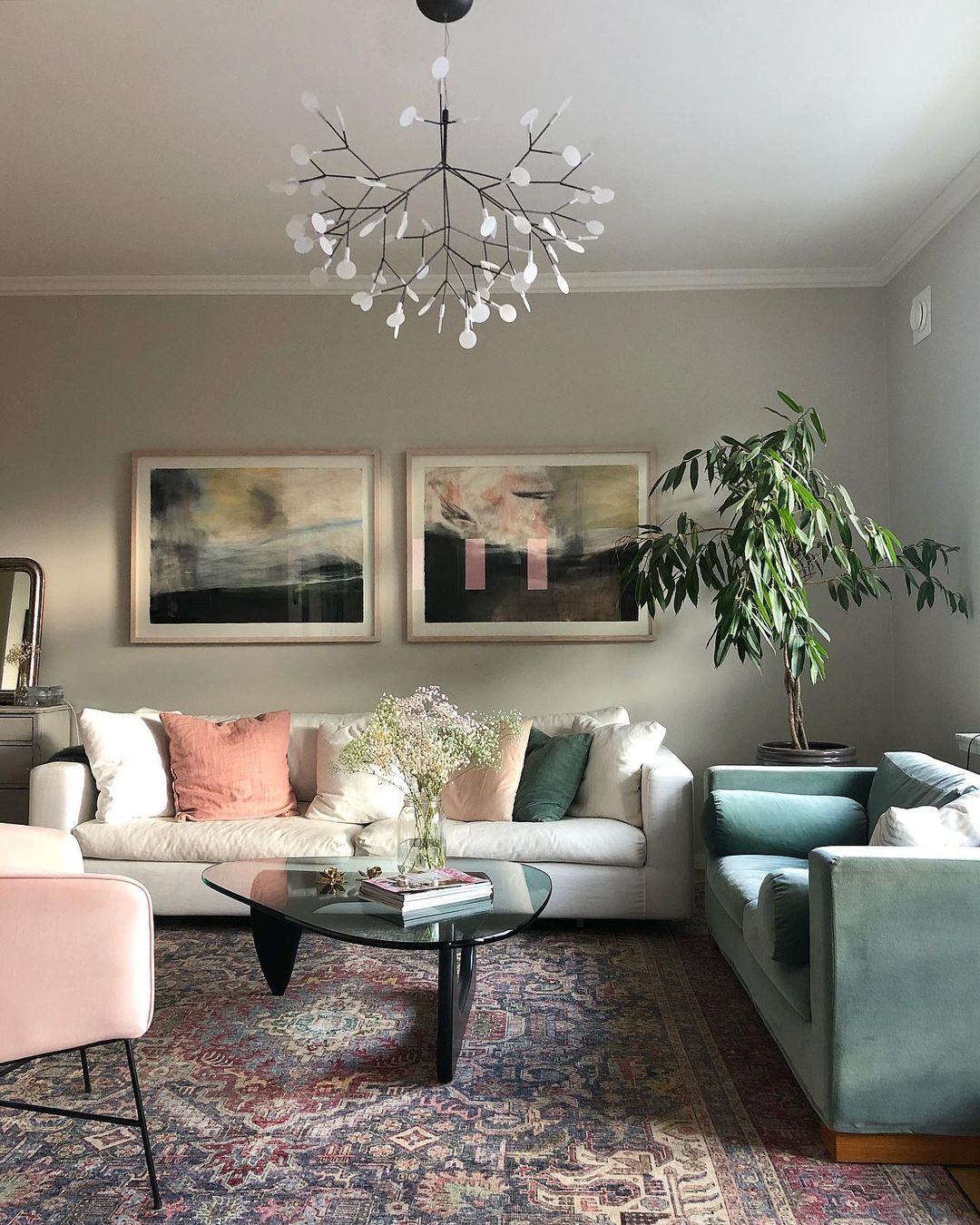 Candelabros negros Heracleum