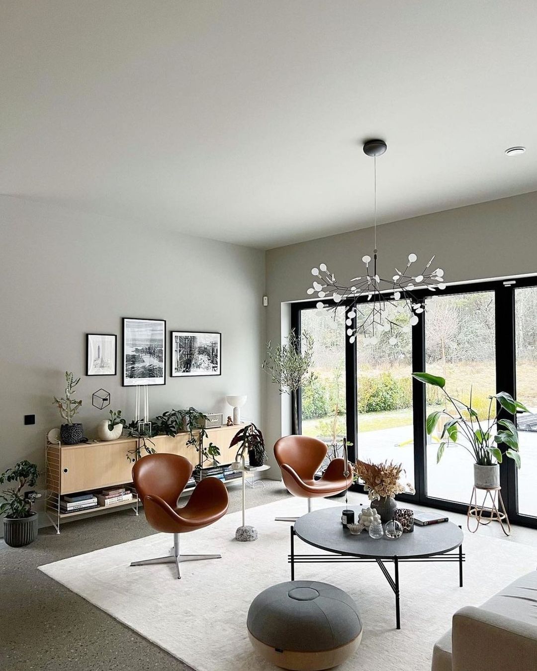 Candelabros negros Heracleum