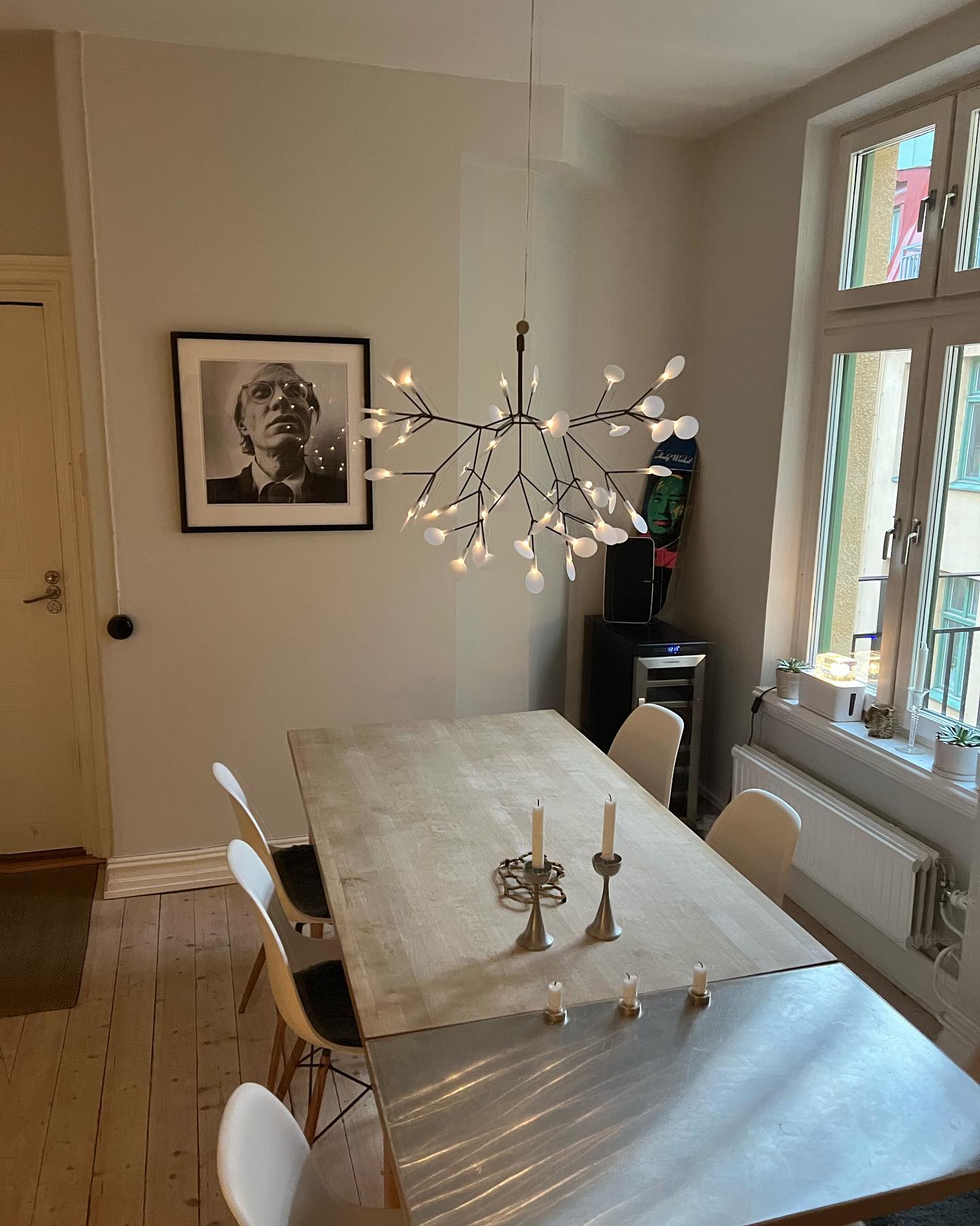 Candelabros negros Heracleum