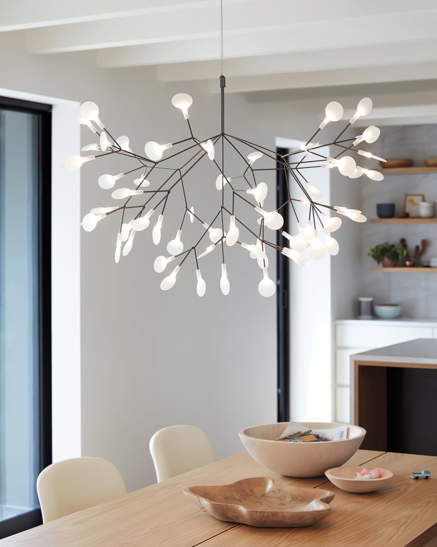 Candelabros negros Heracleum