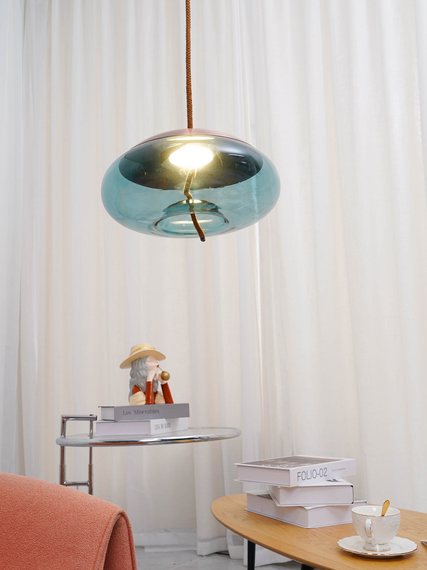 Luces colgantes de nudo