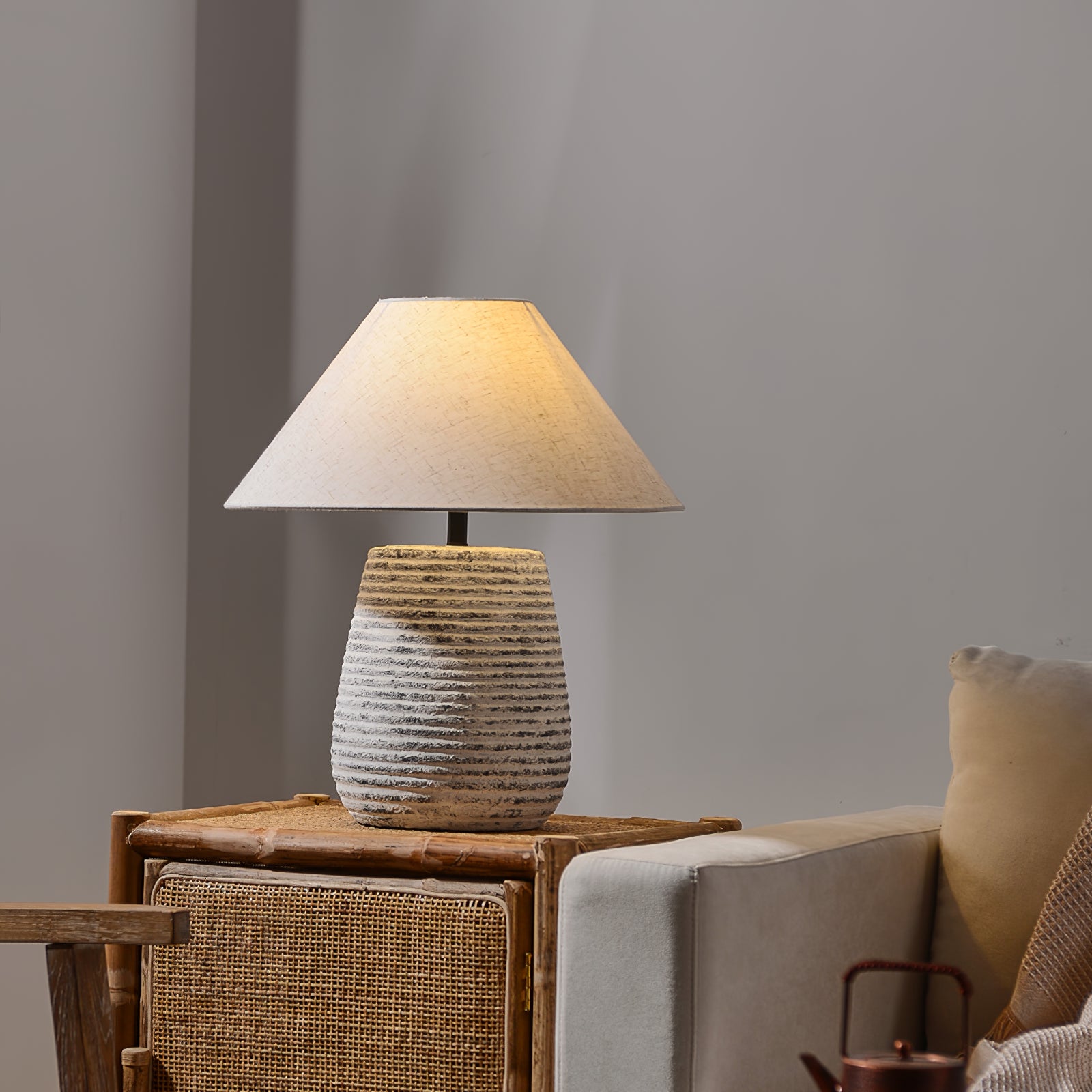 Koa Table Lamp