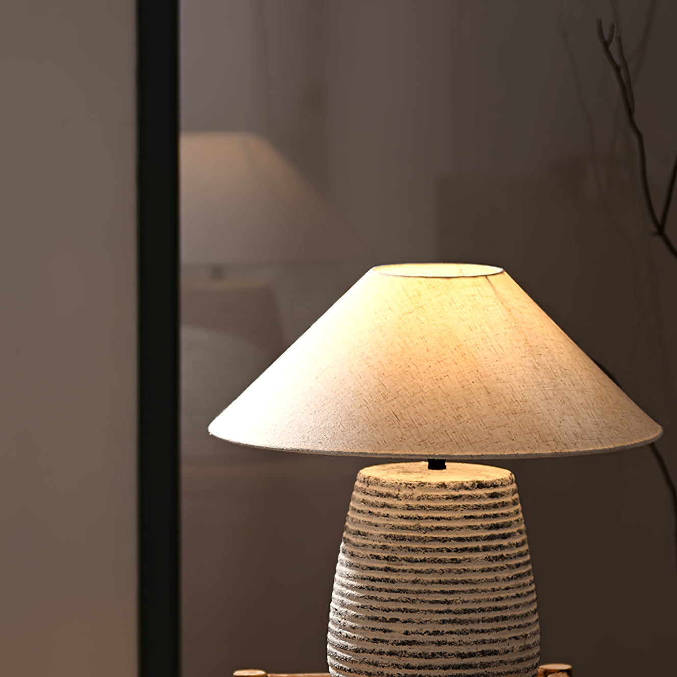 Koa Table Lamp