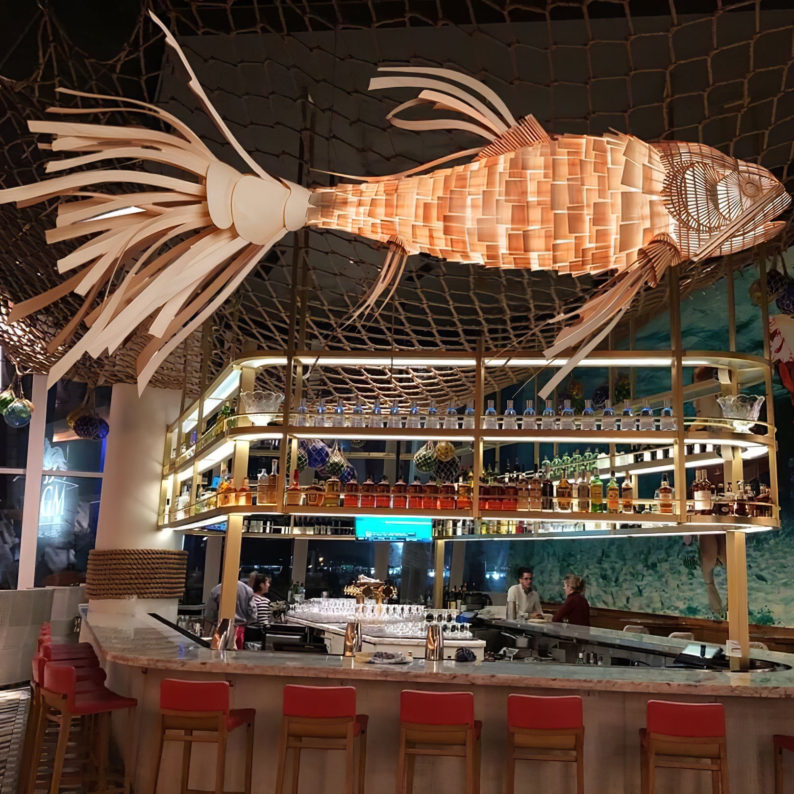 Koi-Kronleuchter
