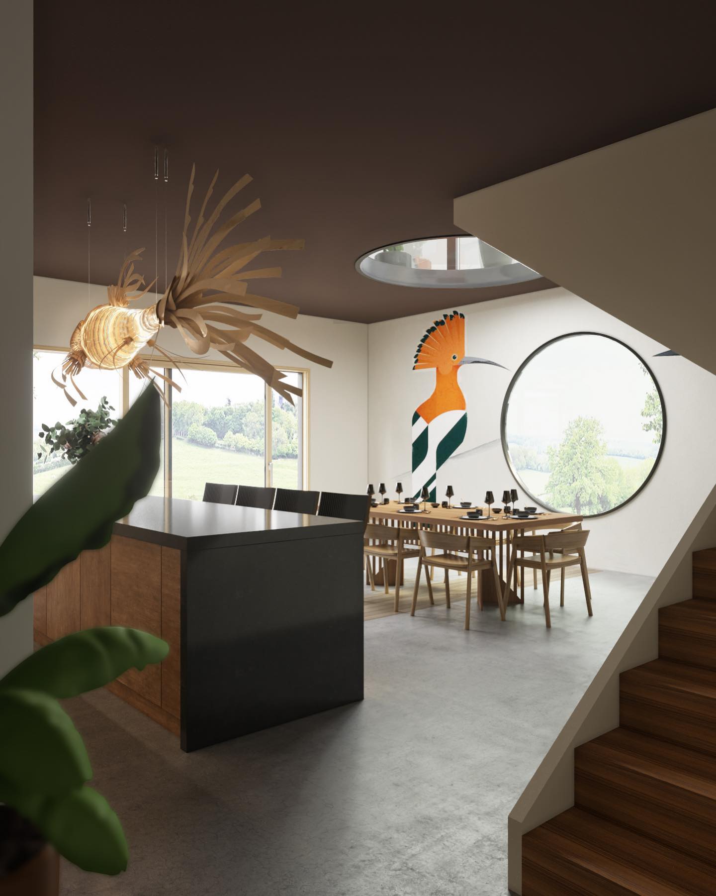 Koi-Kronleuchter