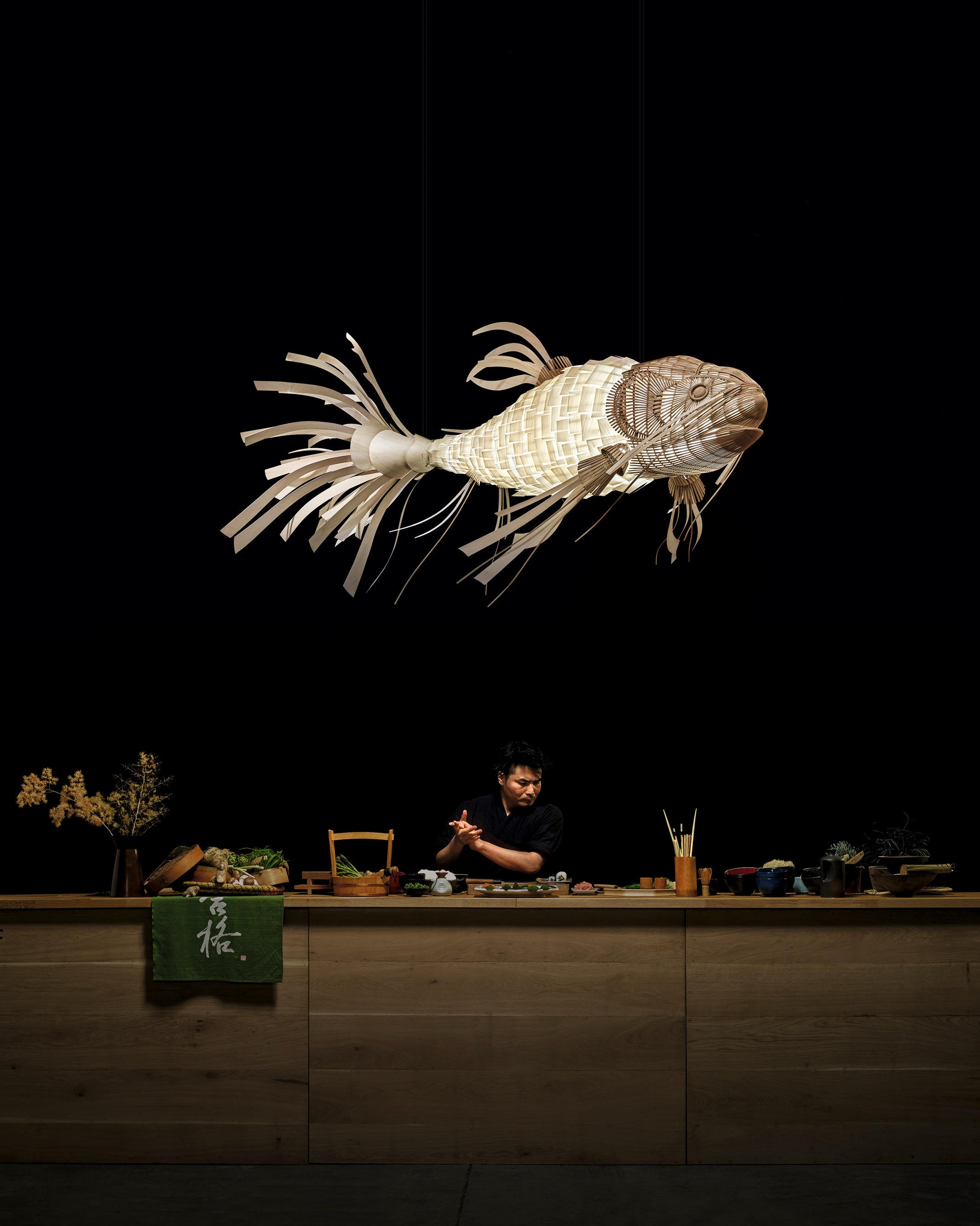 Koi-Kronleuchter