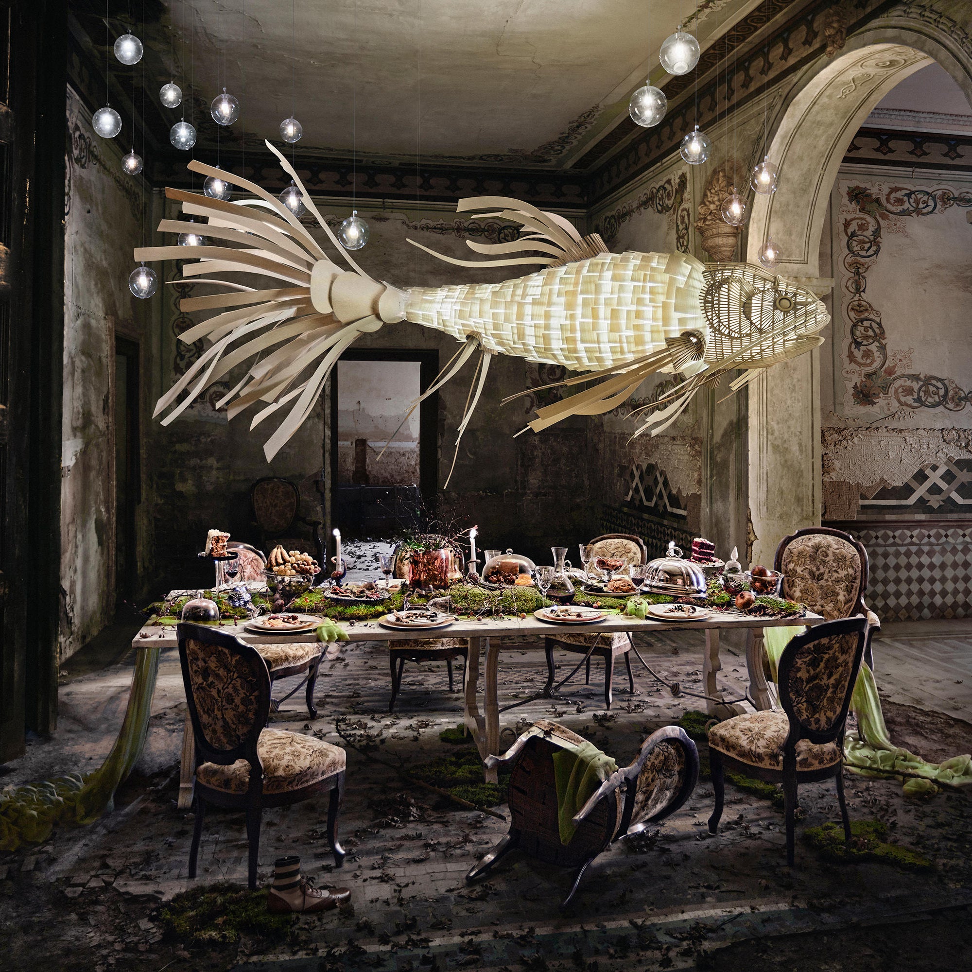 Koi-Kronleuchter