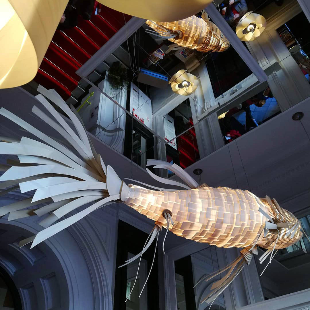 Koi-Kronleuchter