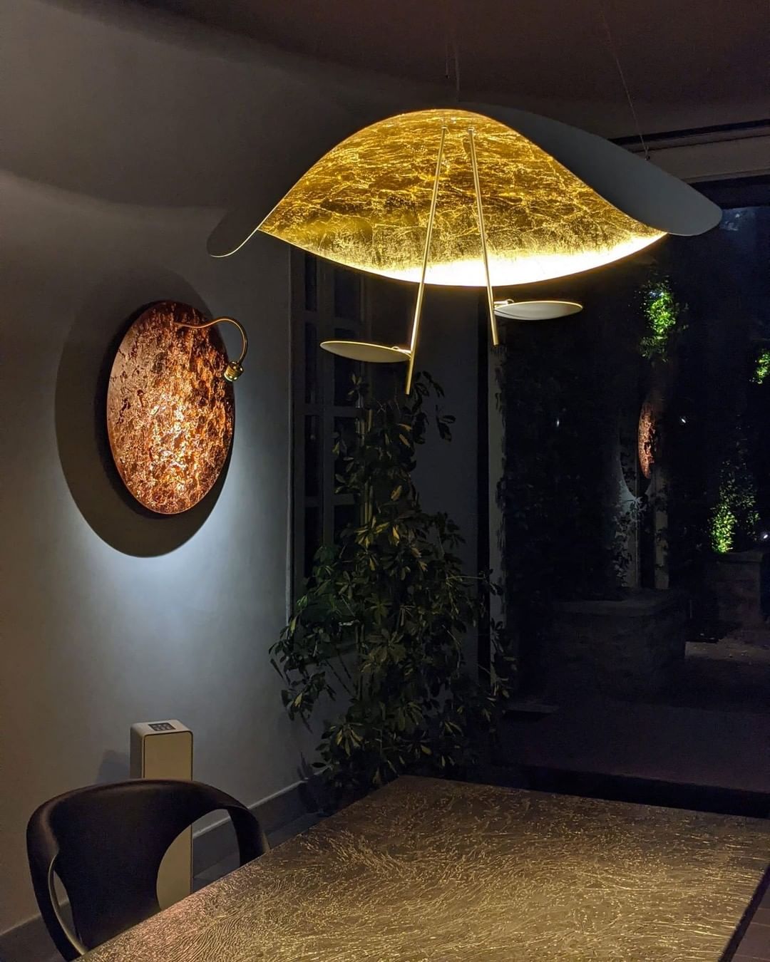 Lampe à suspension Lederam Manta