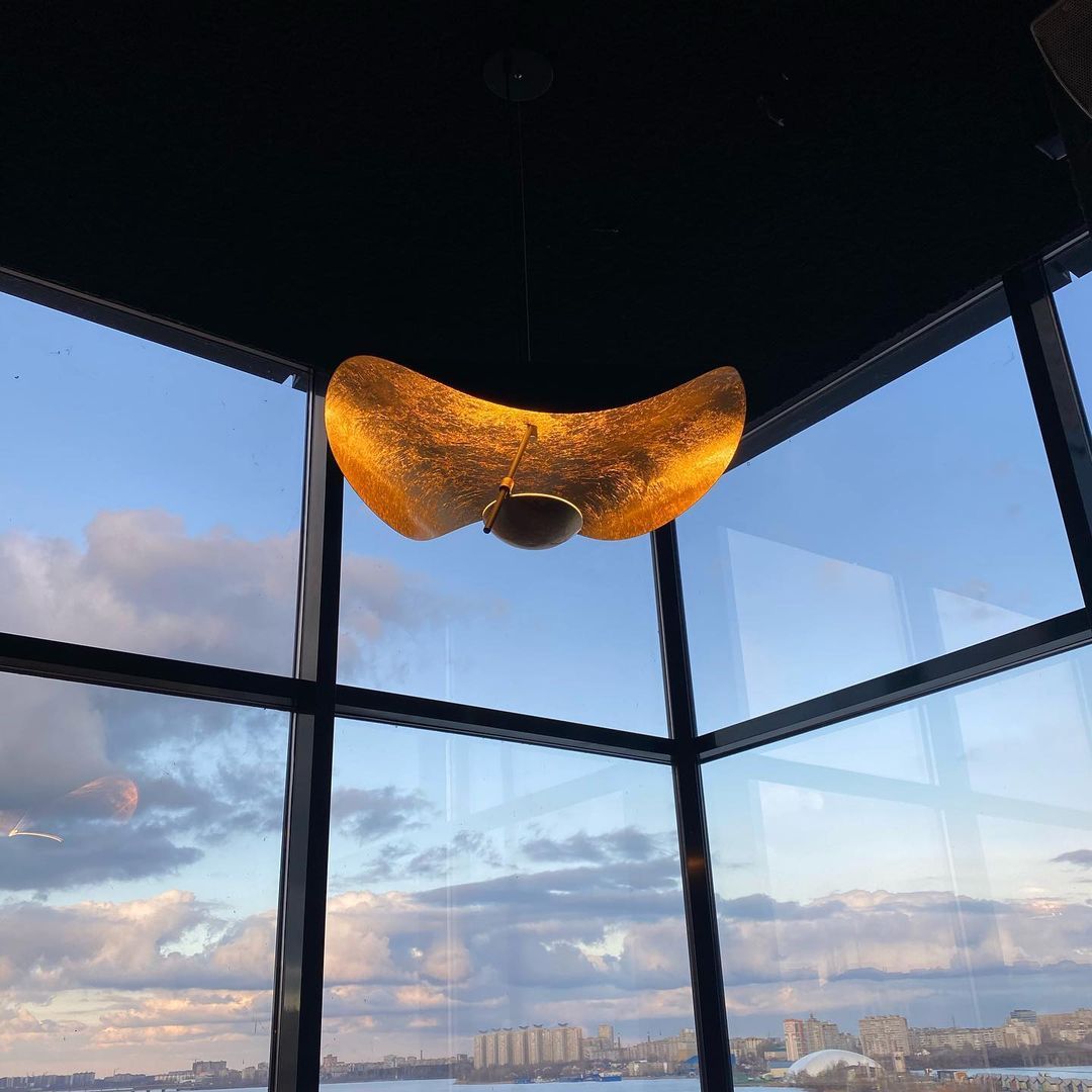 Lampe à suspension Lederam Manta