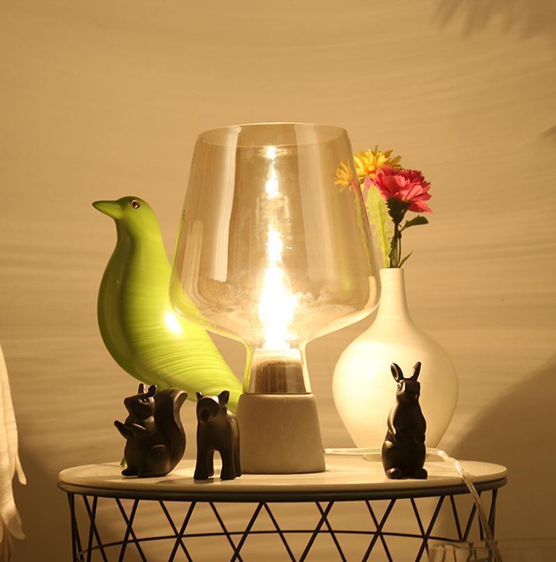 Leimu Glass Table Lamp