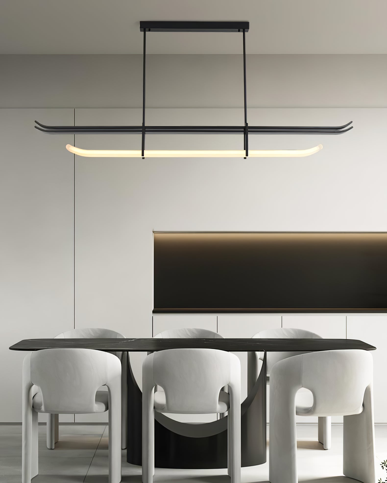 Glanz-LED-Pendelleuchte